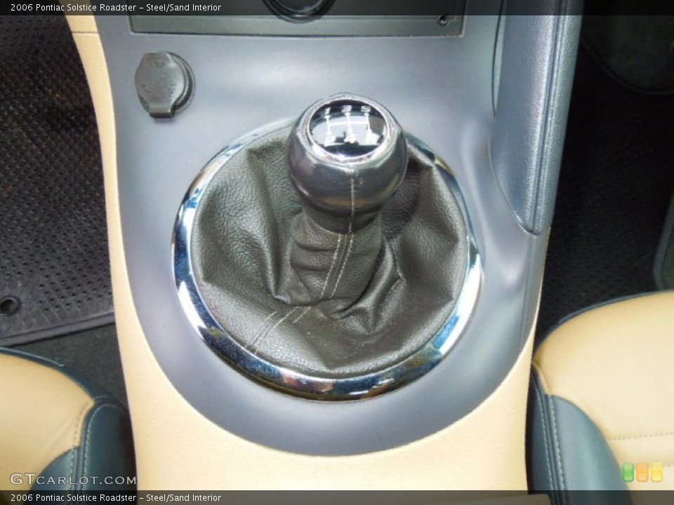 Steel/Sand Interior Transmission for the 2006 Pontiac Solstice Roadster #75383045