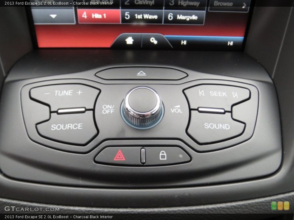 Charcoal Black Interior Controls for the 2013 Ford Escape SE 2.0L EcoBoost #75384851