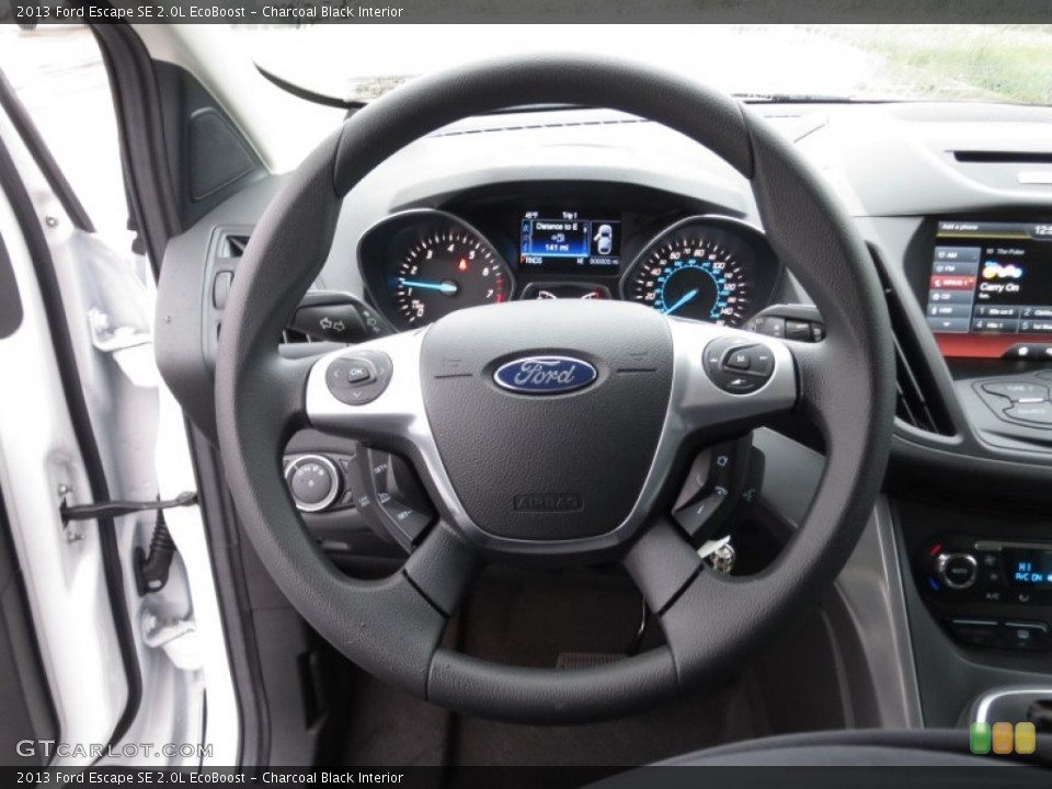 Charcoal Black Interior Steering Wheel for the 2013 Ford Escape SE 2.0L EcoBoost #75384916