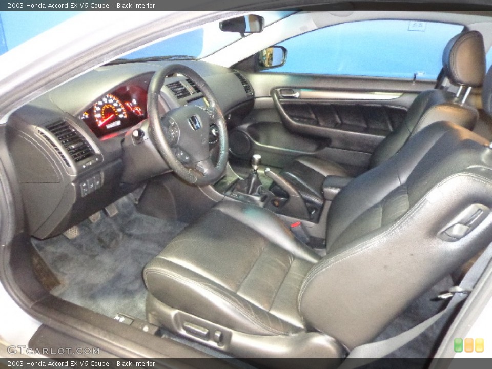 Black Interior Photo for the 2003 Honda Accord EX V6 Coupe #75384962