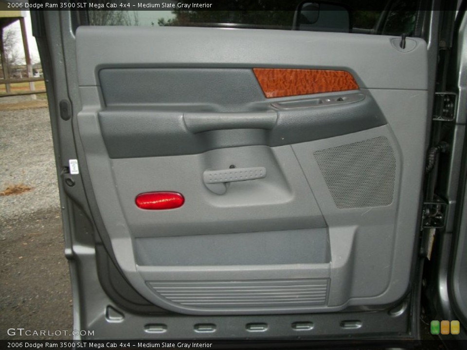 Medium Slate Gray Interior Door Panel for the 2006 Dodge Ram 3500 SLT Mega Cab 4x4 #75387664