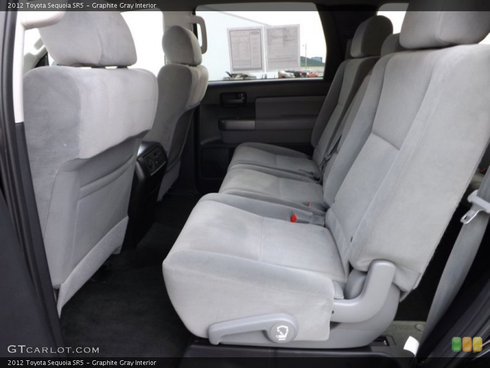Graphite Gray Interior Rear Seat for the 2012 Toyota Sequoia SR5 #75387722