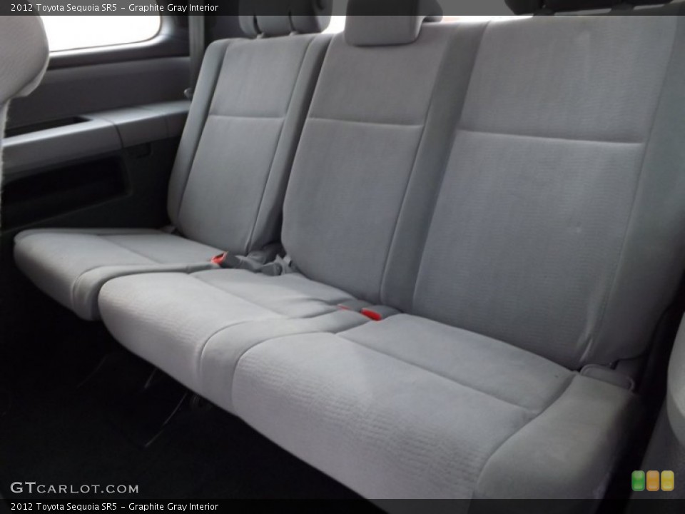 Graphite Gray Interior Rear Seat for the 2012 Toyota Sequoia SR5 #75387733