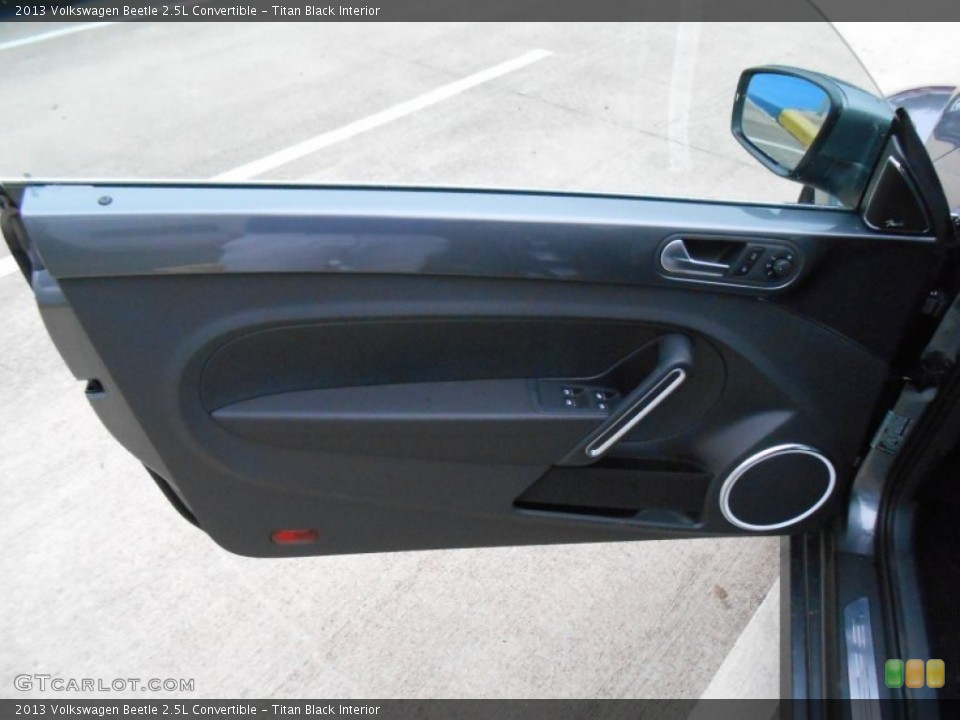 Titan Black Interior Door Panel for the 2013 Volkswagen Beetle 2.5L Convertible #75389967