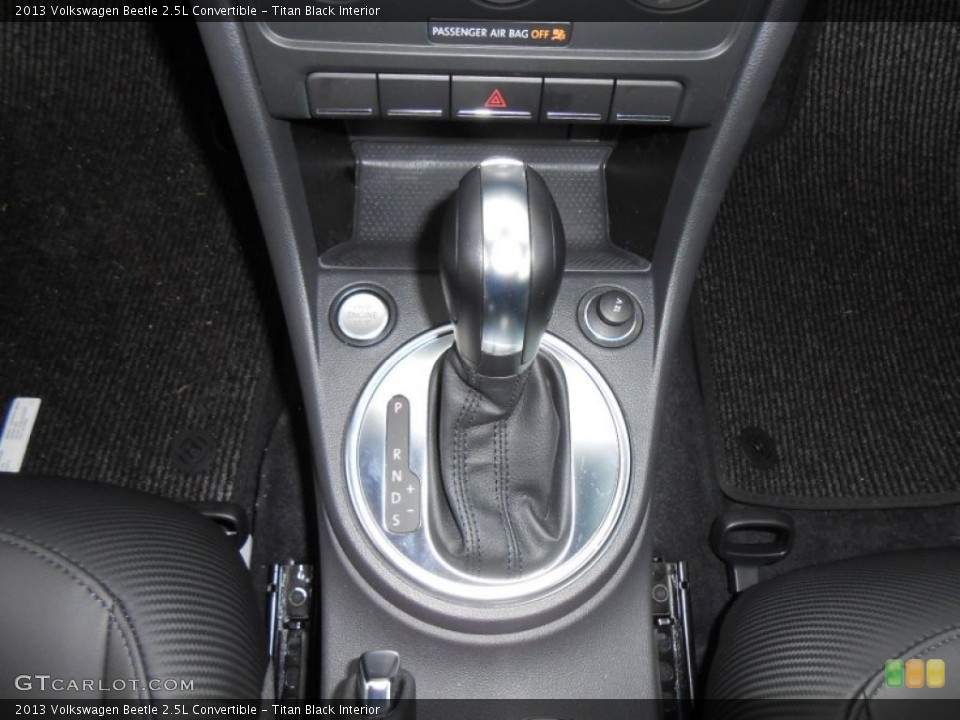 Titan Black Interior Transmission for the 2013 Volkswagen Beetle 2.5L Convertible #75390119