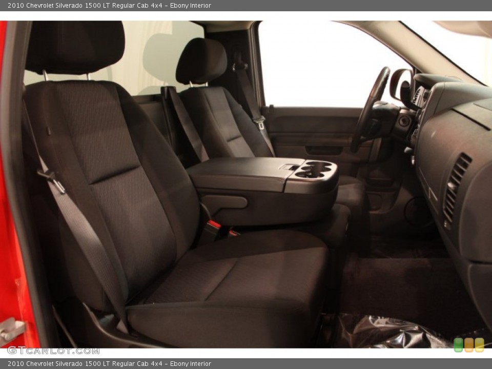 Ebony Interior Photo for the 2010 Chevrolet Silverado 1500 LT Regular Cab 4x4 #75390614