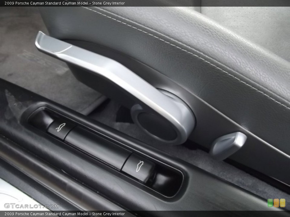 Stone Grey Interior Controls for the 2009 Porsche Cayman  #75391304