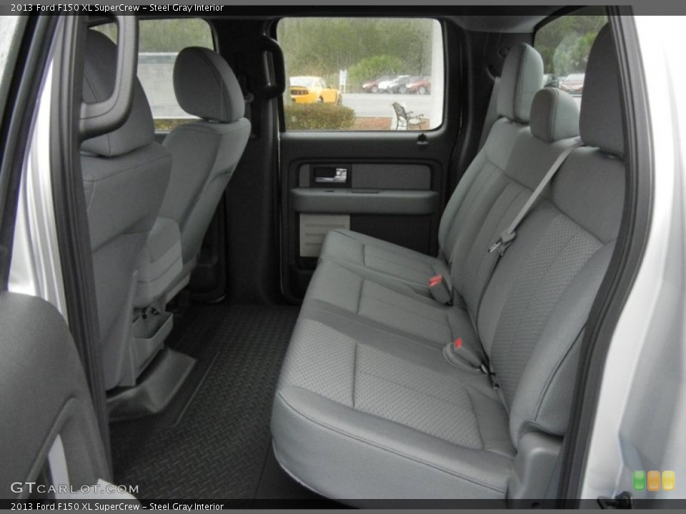 Steel Gray Interior Rear Seat for the 2013 Ford F150 XL SuperCrew #75395174