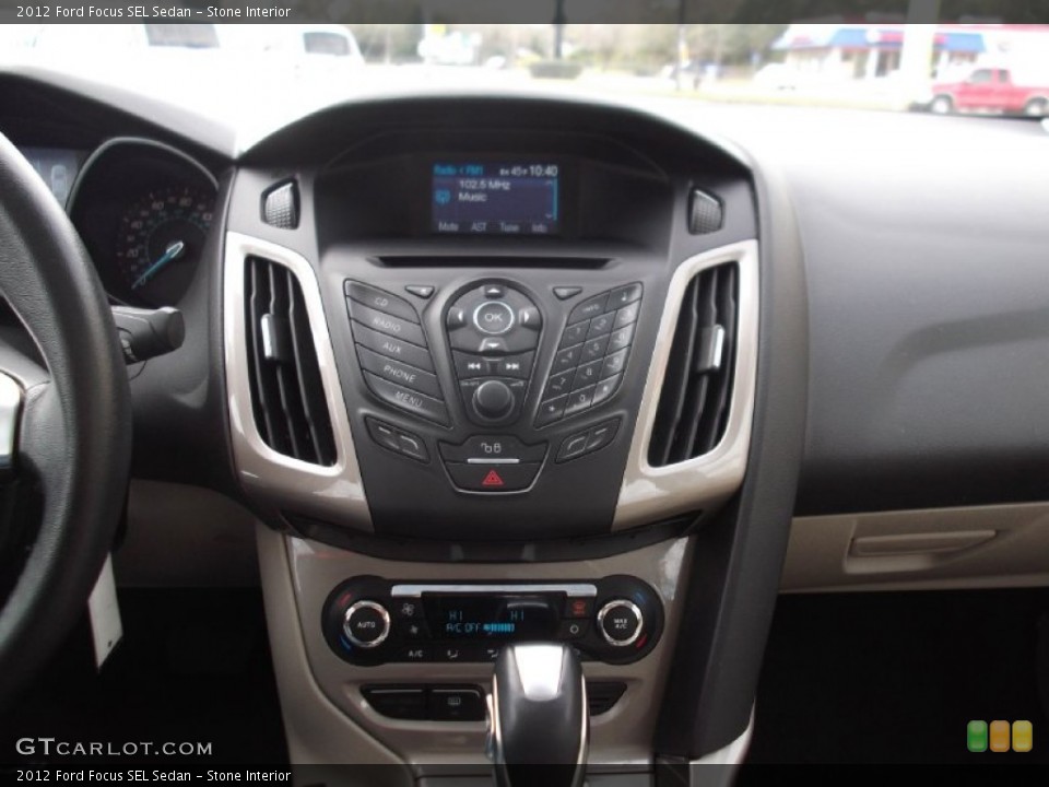 Stone Interior Controls for the 2012 Ford Focus SEL Sedan #75396464