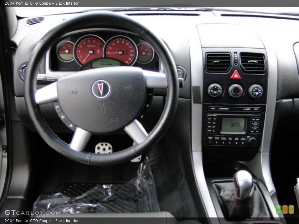 Black Interior Dashboard for the 2004 Pontiac GTO Coupe #75397207