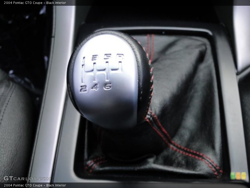 Black Interior Transmission for the 2004 Pontiac GTO Coupe #75397221