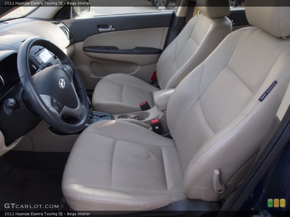Beige Interior Front Seat for the 2011 Hyundai Elantra Touring SE #75397794