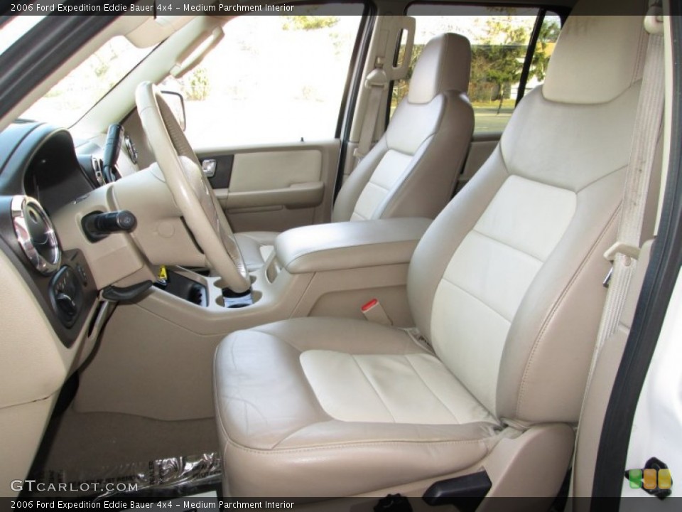 Medium Parchment Interior Front Seat for the 2006 Ford Expedition Eddie Bauer 4x4 #75398301