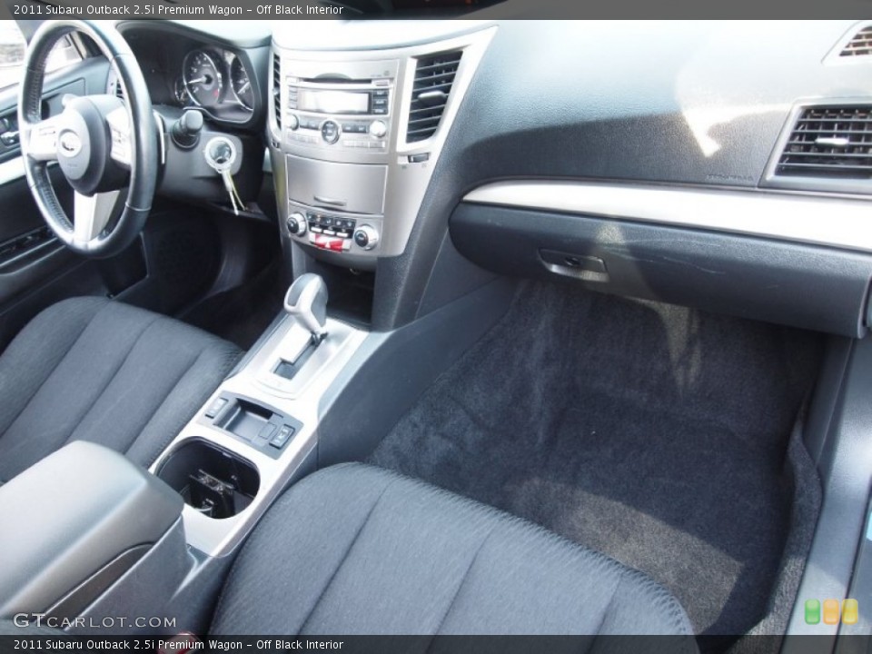Off Black Interior Dashboard for the 2011 Subaru Outback 2.5i Premium Wagon #75398358