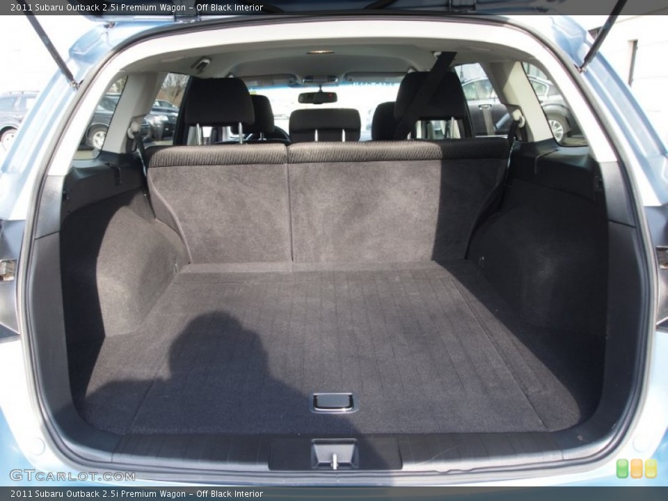 Off Black Interior Trunk for the 2011 Subaru Outback 2.5i Premium Wagon #75398393