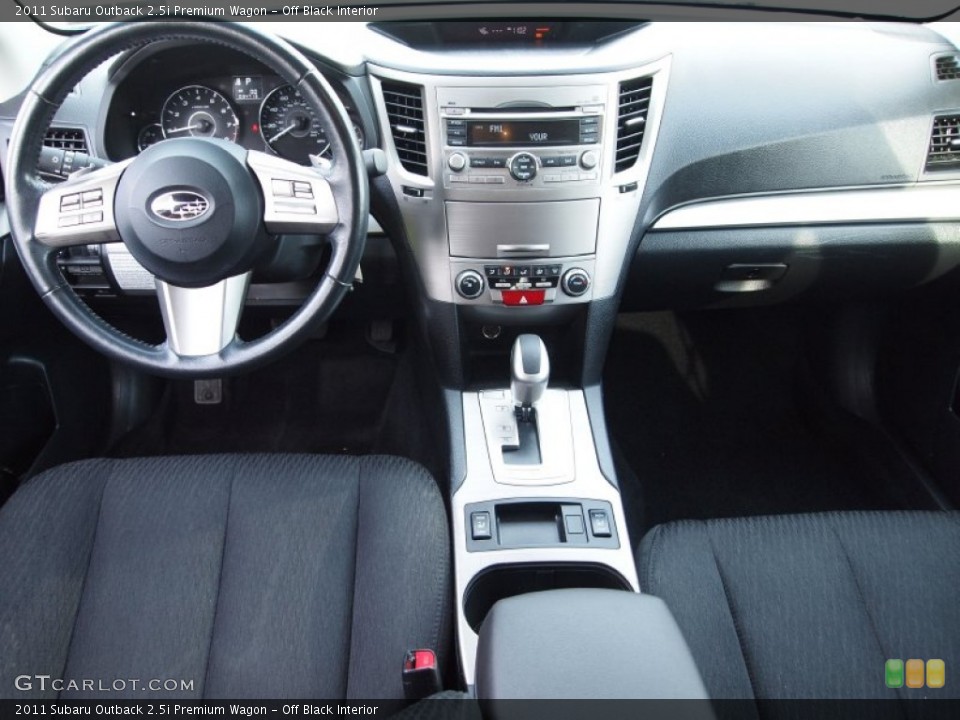 Off Black Interior Dashboard for the 2011 Subaru Outback 2.5i Premium Wagon #75398455