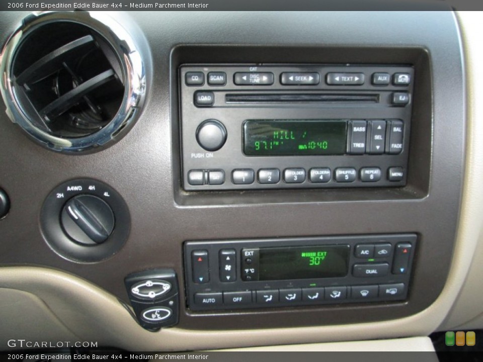 Medium Parchment Interior Controls for the 2006 Ford Expedition Eddie Bauer 4x4 #75398466