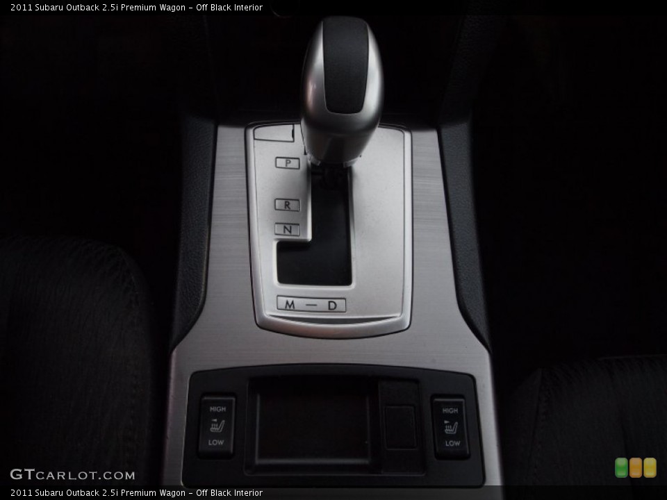 Off Black Interior Transmission for the 2011 Subaru Outback 2.5i Premium Wagon #75398532