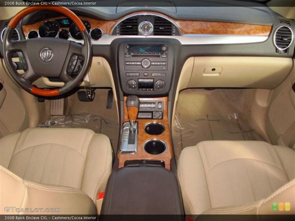 Cashmere/Cocoa Interior Dashboard for the 2008 Buick Enclave CXL #75398679