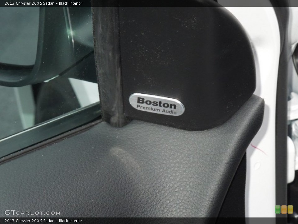 Black Interior Audio System for the 2013 Chrysler 200 S Sedan #75398835
