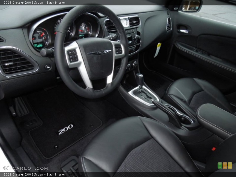 Black Interior Prime Interior for the 2013 Chrysler 200 S Sedan #75399108