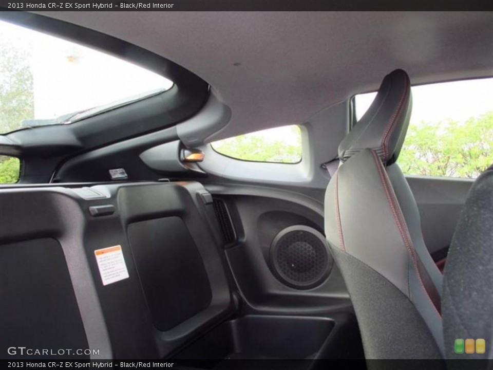 Black/Red Interior Photo for the 2013 Honda CR-Z EX Sport Hybrid #75400713