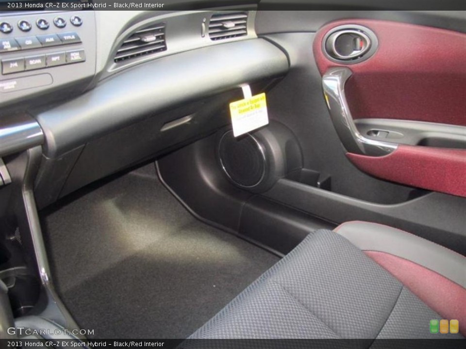 Black/Red Interior Photo for the 2013 Honda CR-Z EX Sport Hybrid #75400782