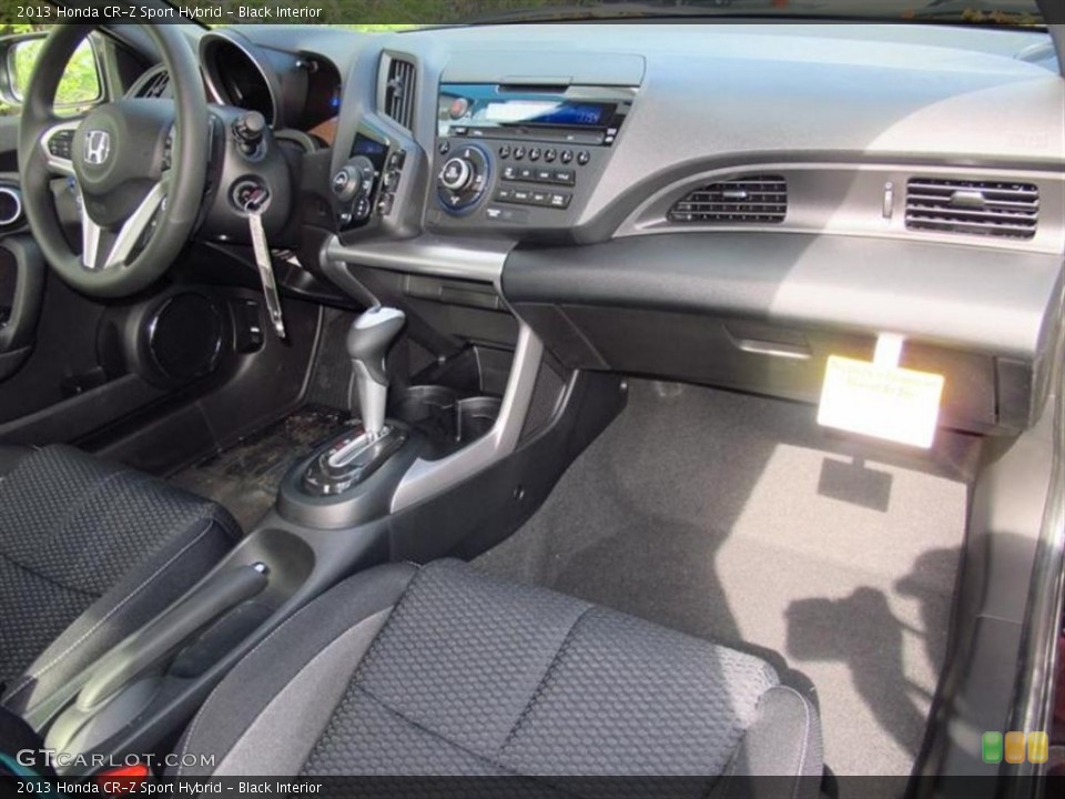 Black Interior Dashboard for the 2013 Honda CR-Z Sport Hybrid #75400994