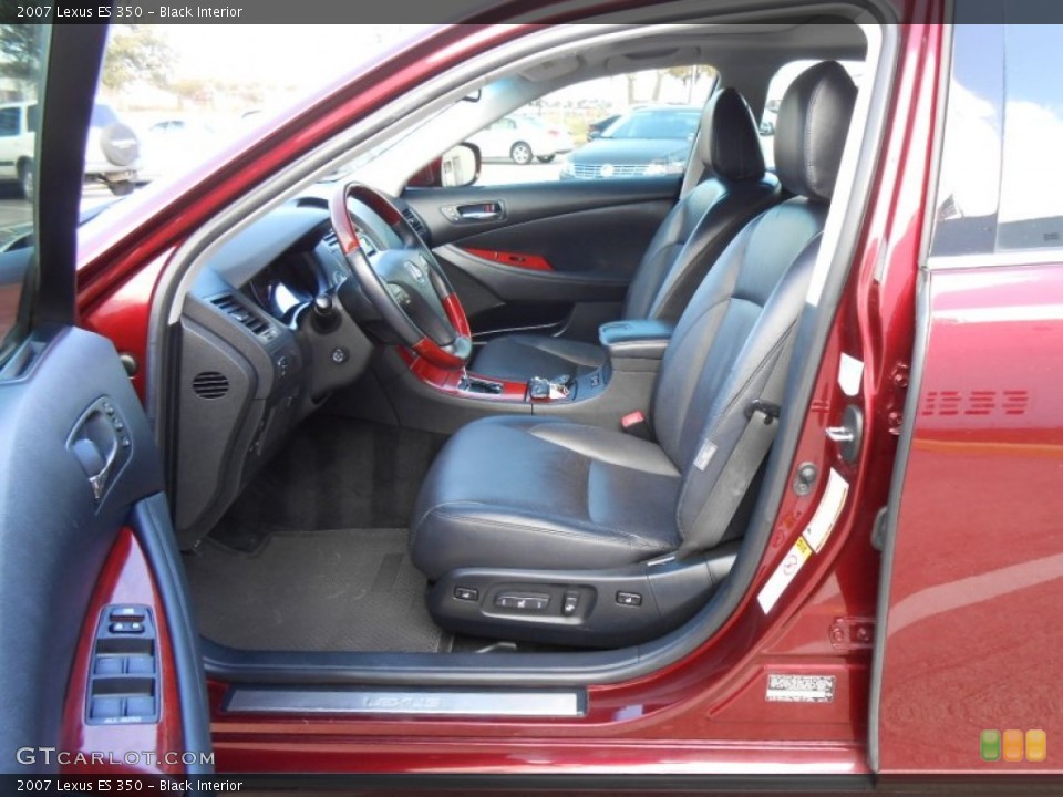 Black Interior Photo for the 2007 Lexus ES 350 #75401013