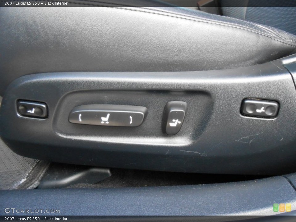 Black Interior Front Seat for the 2007 Lexus ES 350 #75401061