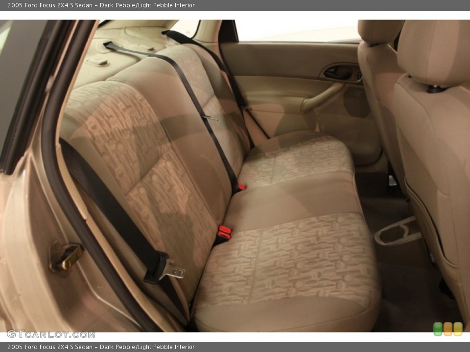 Dark Pebble/Light Pebble Interior Rear Seat for the 2005 Ford Focus ZX4 S Sedan #75401067