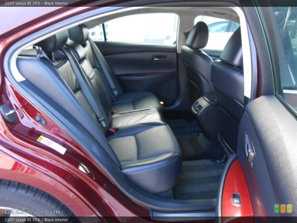 Black Interior Rear Seat for the 2007 Lexus ES 350 #75401151