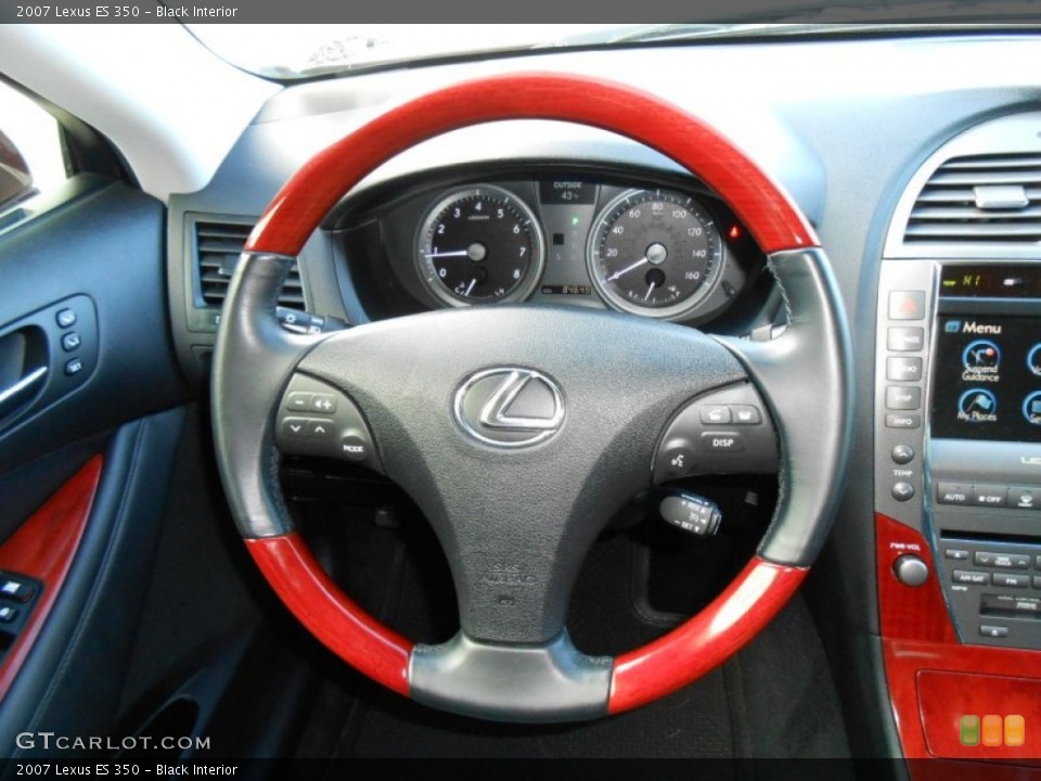 Black Interior Steering Wheel for the 2007 Lexus ES 350 #75401198