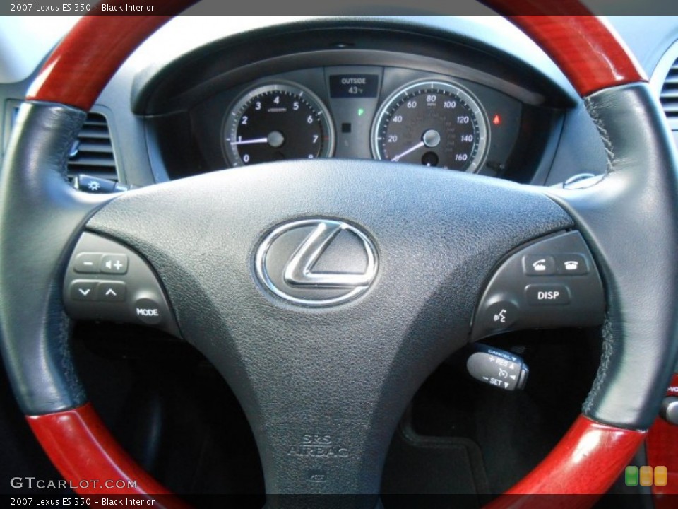 Black Interior Steering Wheel for the 2007 Lexus ES 350 #75401223