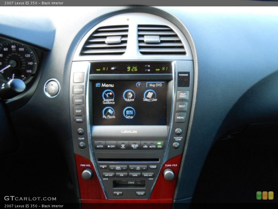 Black Interior Controls for the 2007 Lexus ES 350 #75401247
