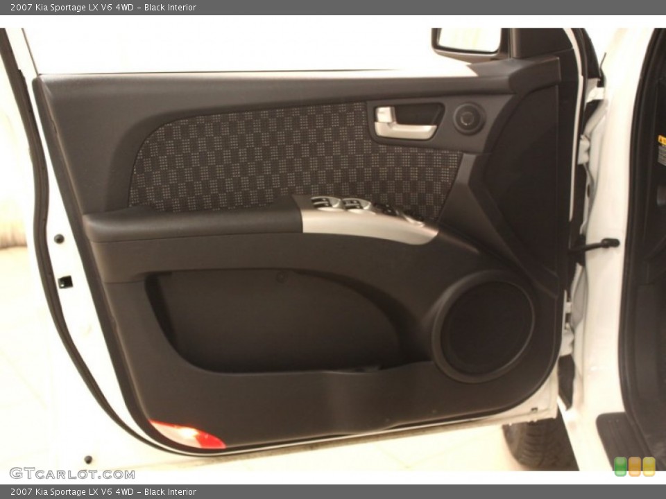 Black Interior Door Panel for the 2007 Kia Sportage LX V6 4WD #75401267