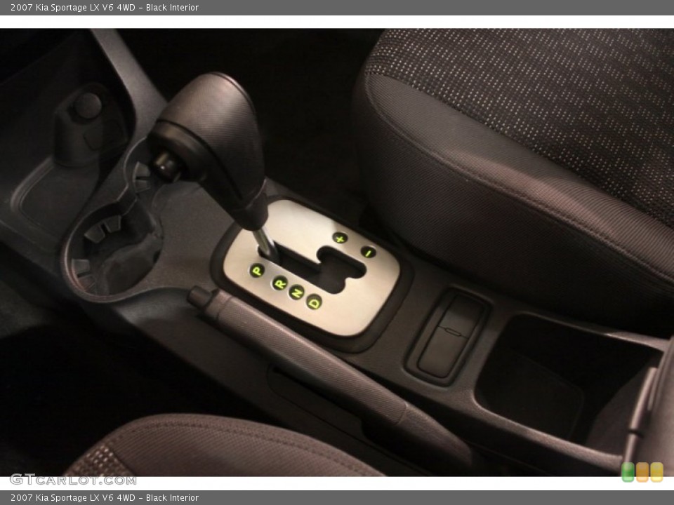 Black Interior Transmission for the 2007 Kia Sportage LX V6 4WD #75401349