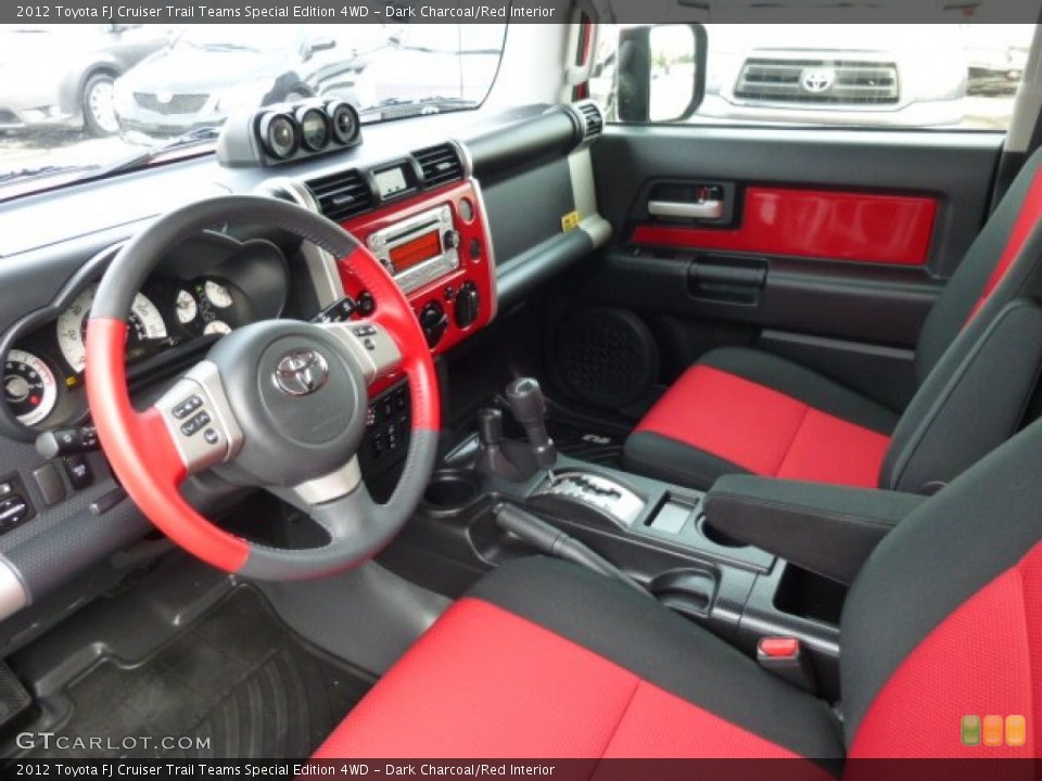 Dark Charcoal/Red 2012 Toyota FJ Cruiser Interiors
