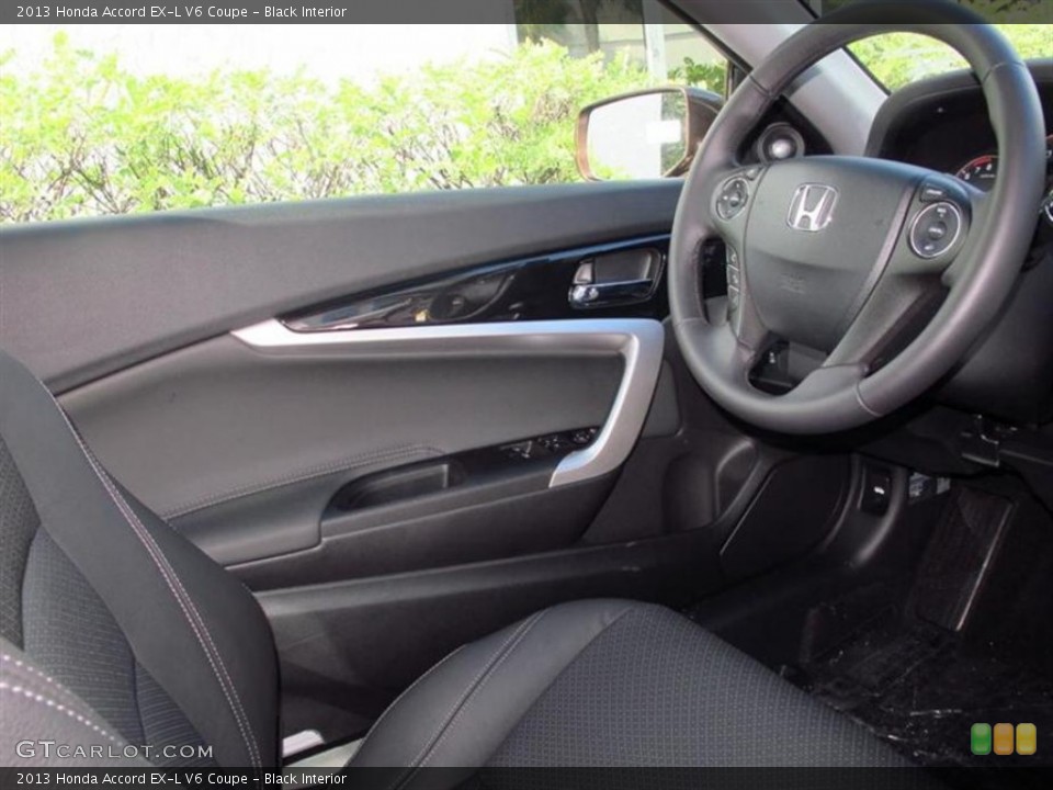 Black Interior Photo for the 2013 Honda Accord EX-L V6 Coupe #75402804