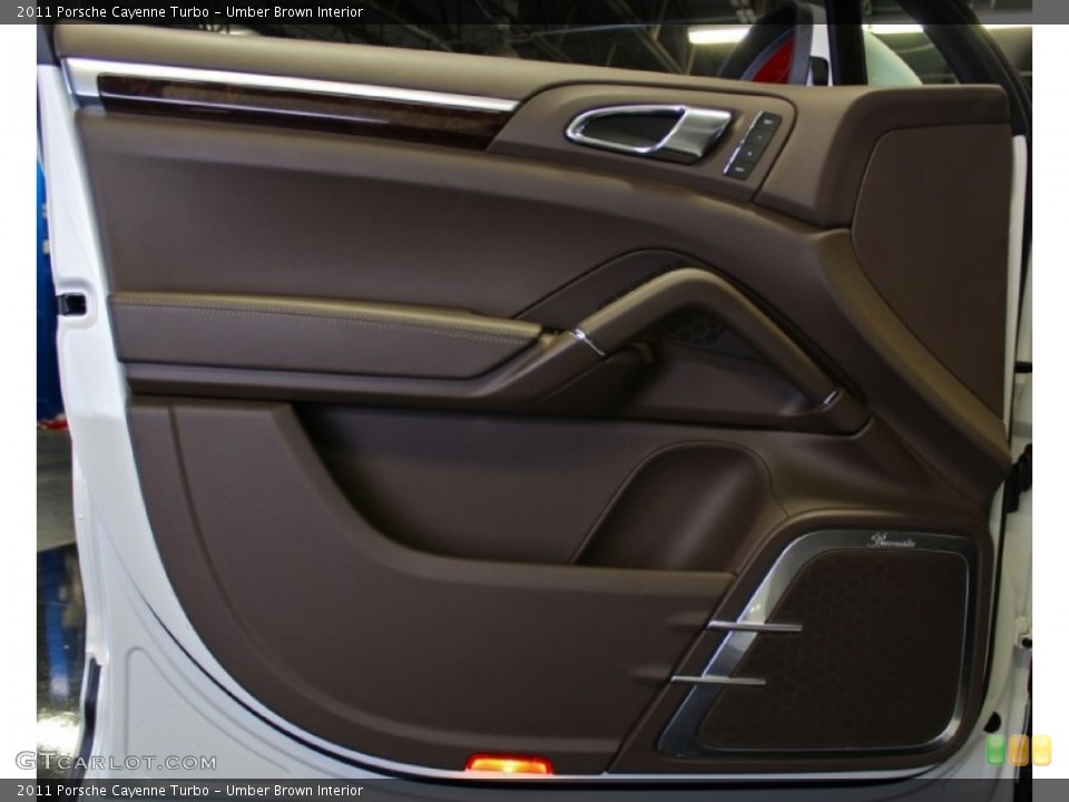 Umber Brown Interior Door Panel for the 2011 Porsche Cayenne Turbo #75404027