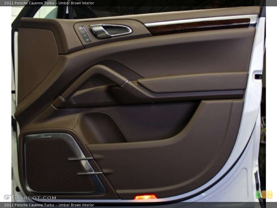 Umber Brown Interior Door Panel for the 2011 Porsche Cayenne Turbo #75404064