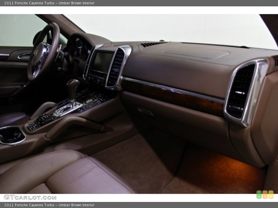Umber Brown Interior Dashboard for the 2011 Porsche Cayenne Turbo #75404206