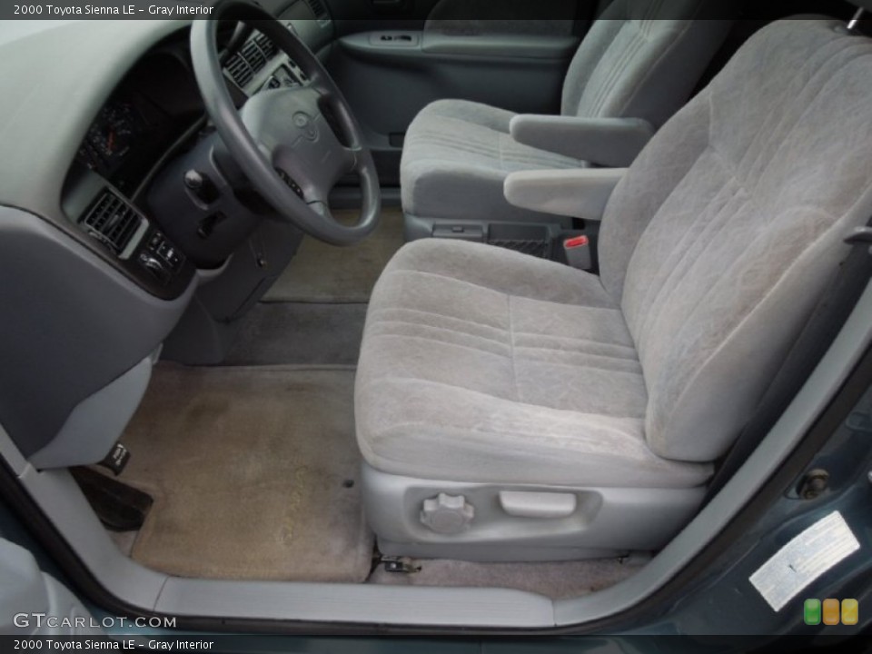 Gray Interior Front Seat for the 2000 Toyota Sienna LE #75406023