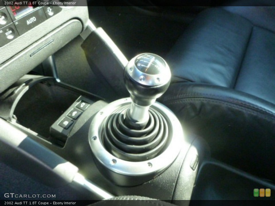 Ebony Interior Transmission for the 2002 Audi TT 1.8T Coupe #75407901