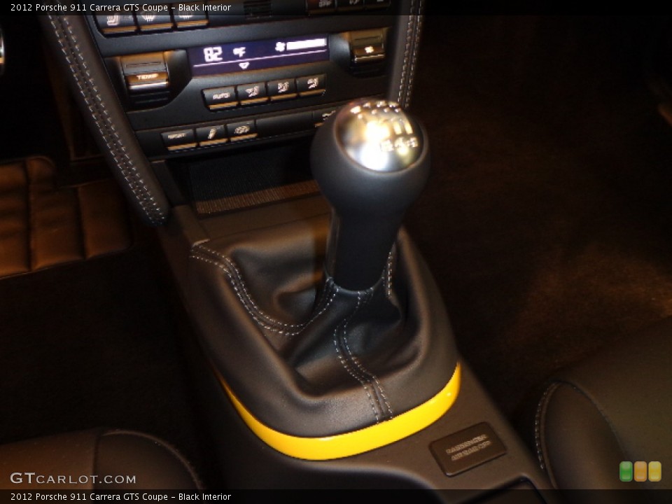 Black Interior Transmission for the 2012 Porsche 911 Carrera GTS Coupe #75407986