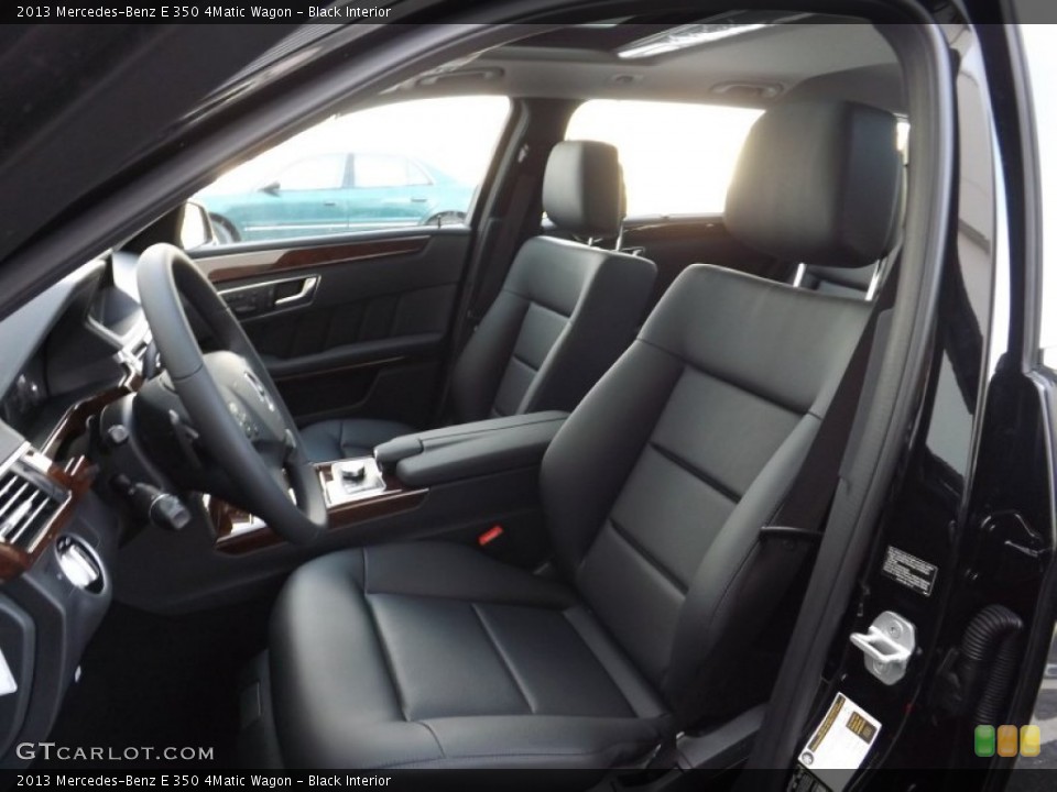 Black Interior Front Seat for the 2013 Mercedes-Benz E 350 4Matic Wagon #75409458
