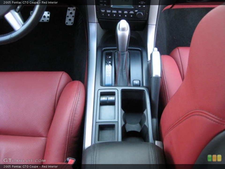 Red Interior Transmission for the 2005 Pontiac GTO Coupe #75413073