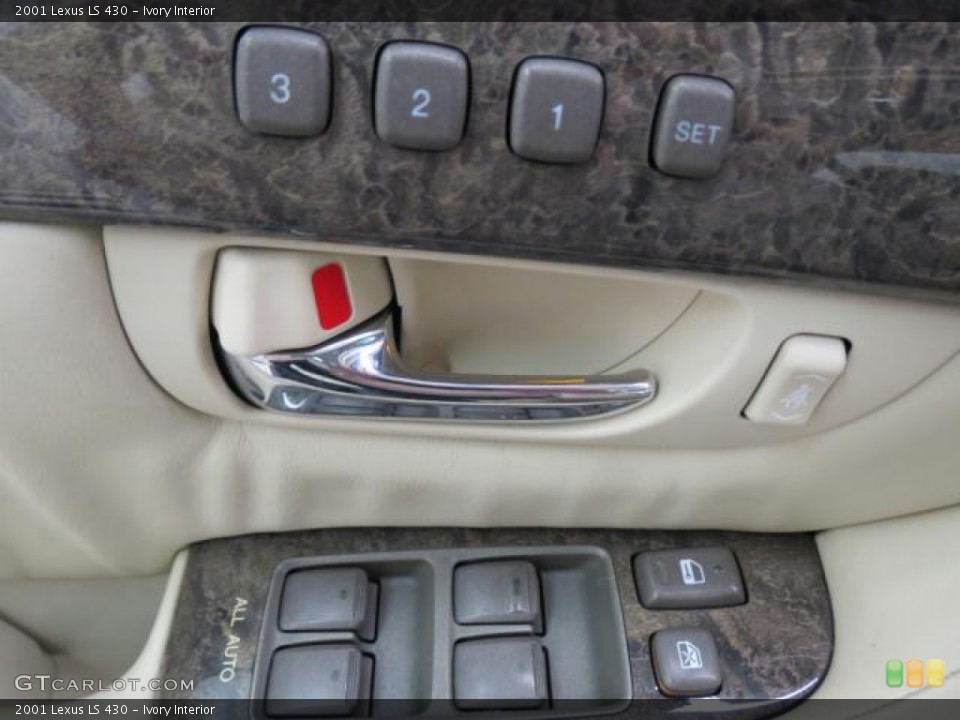 Ivory Interior Controls for the 2001 Lexus LS 430 #75414198