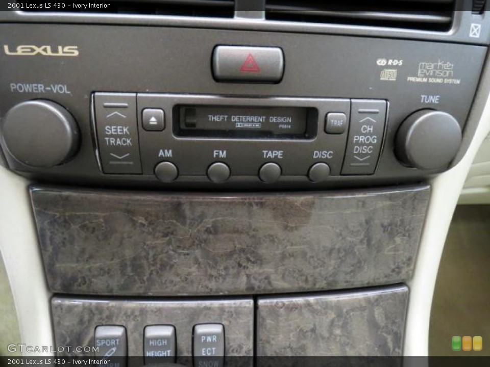 Ivory Interior Audio System for the 2001 Lexus LS 430 #75414290