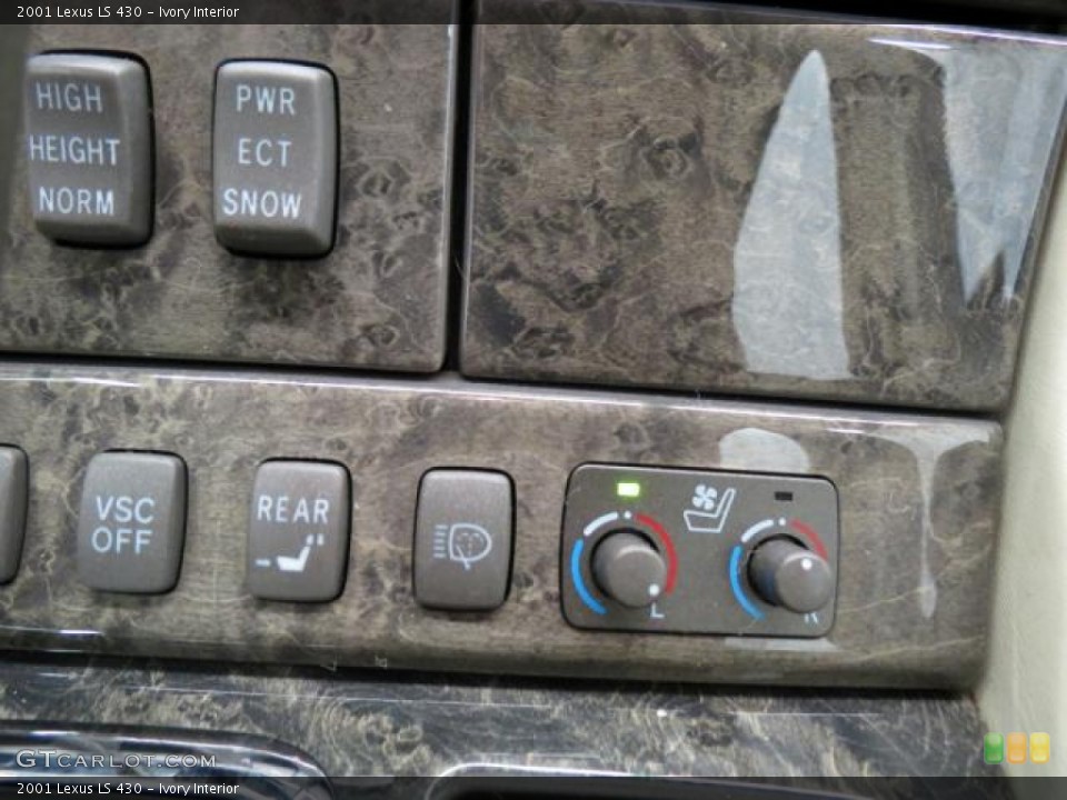 Ivory Interior Controls for the 2001 Lexus LS 430 #75414306